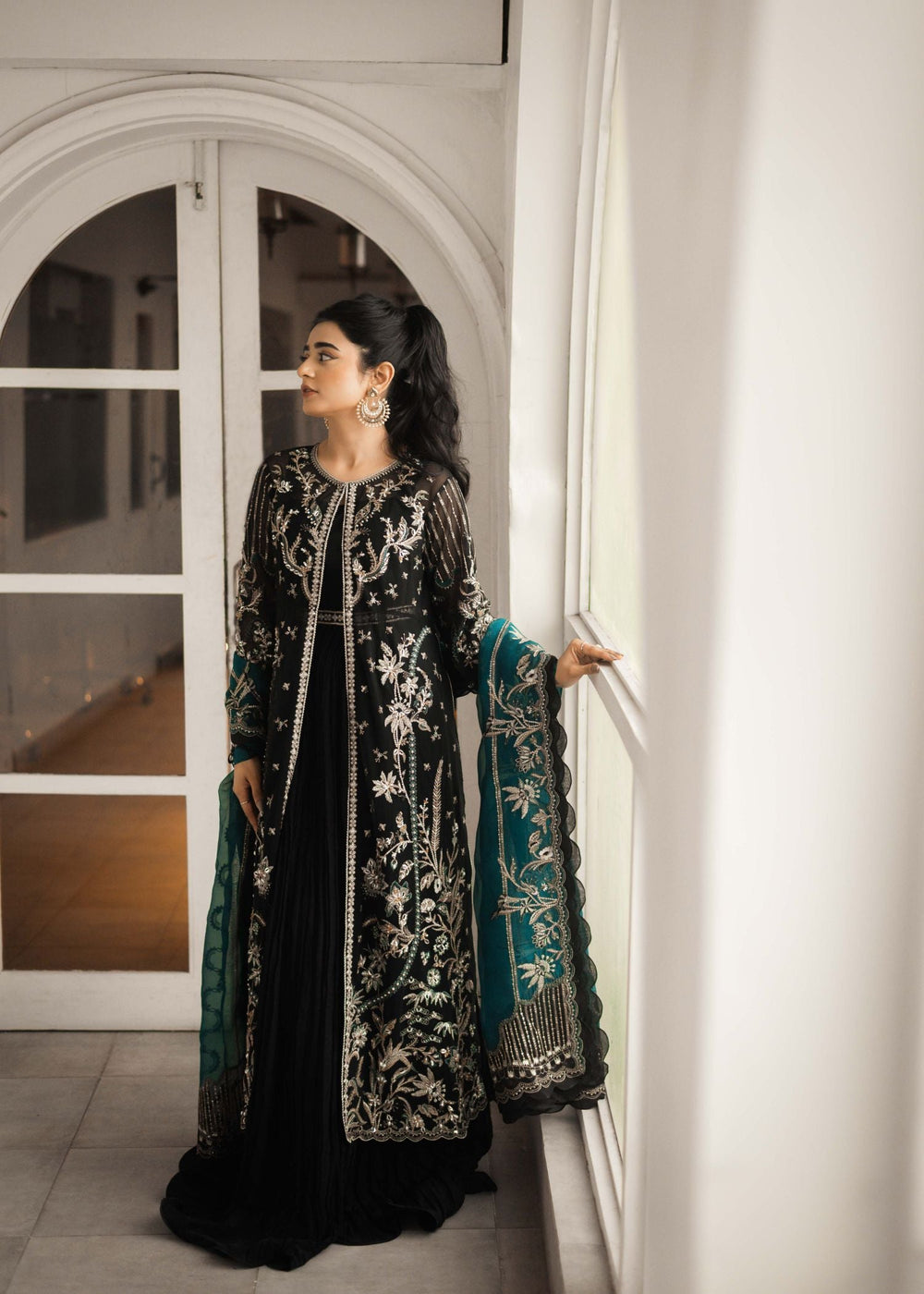 Fozia Khalid I Dilkash Festive Wear 25 | Belle Espoir - by Libasekhas UK - Registered Vendor of : Fozia Khalid - 100% Original Designer Dress