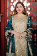 MNR | Zarlish Festive 25 | Rabia Jabbar in Lehar - by Libasekhas UK - Registered Vendor of : MNR - 100% Original Designer Dress