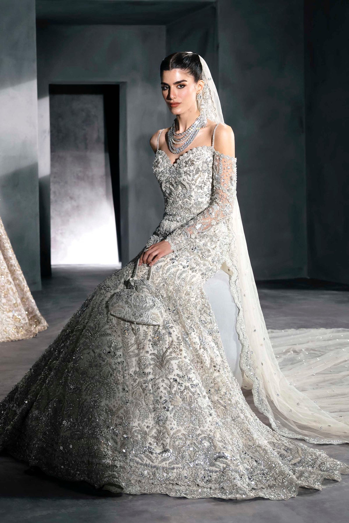 Akbar Aslam | Bridal Dresses | Mirella - by Libasekhas UK - Registered Vendor of : Akbar Aslam - 100% Original Designer Dress