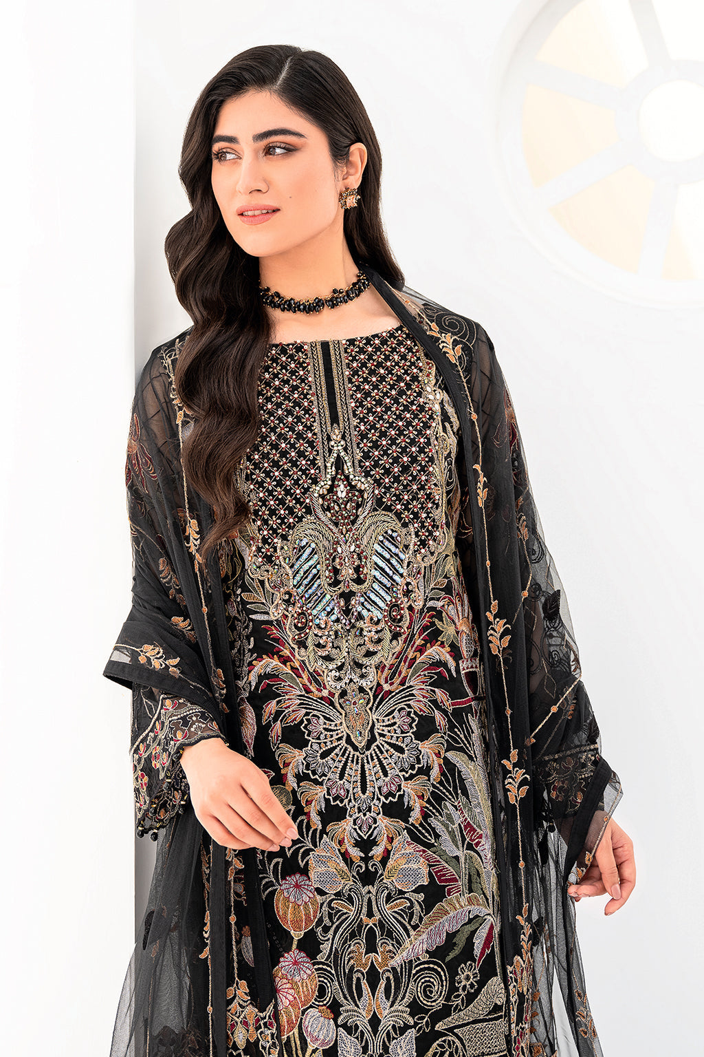 Ramsha | Minhal Organza Collection | M-803 - by - Libasekhas UK - Registered Vendor of : Ramsha - 100% Original Designer Dresss