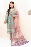 Ramsha | Minhal Organza Collection | M-807 - by - Libasekhas UK - Registered Vendor of : Ramsha - 100% Original Designer Dresss