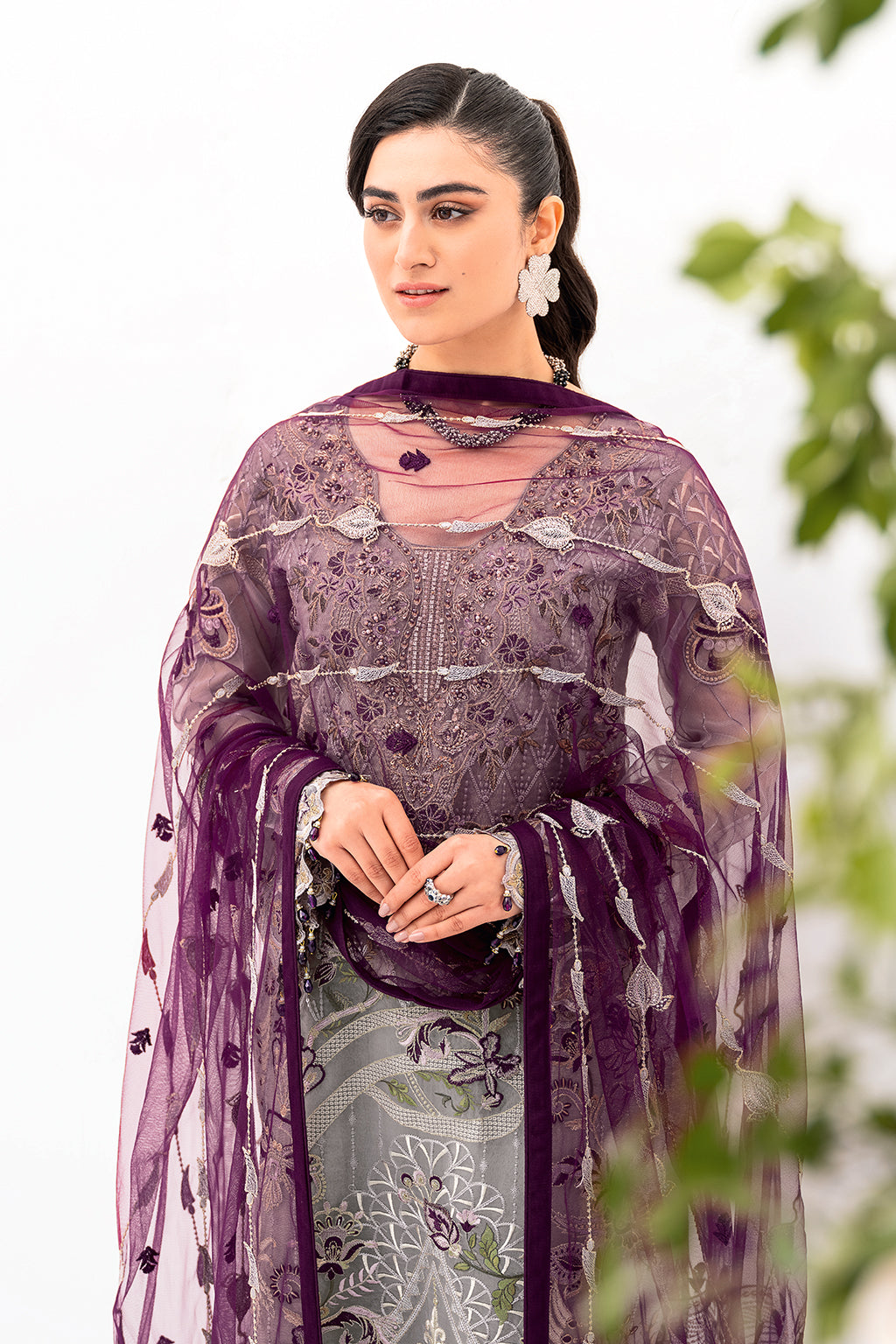 Ramsha | Minhal Organza Collection | M-801 - by - Libasekhas UK - Registered Vendor of : Ramsha - 100% Original Designer Dresss