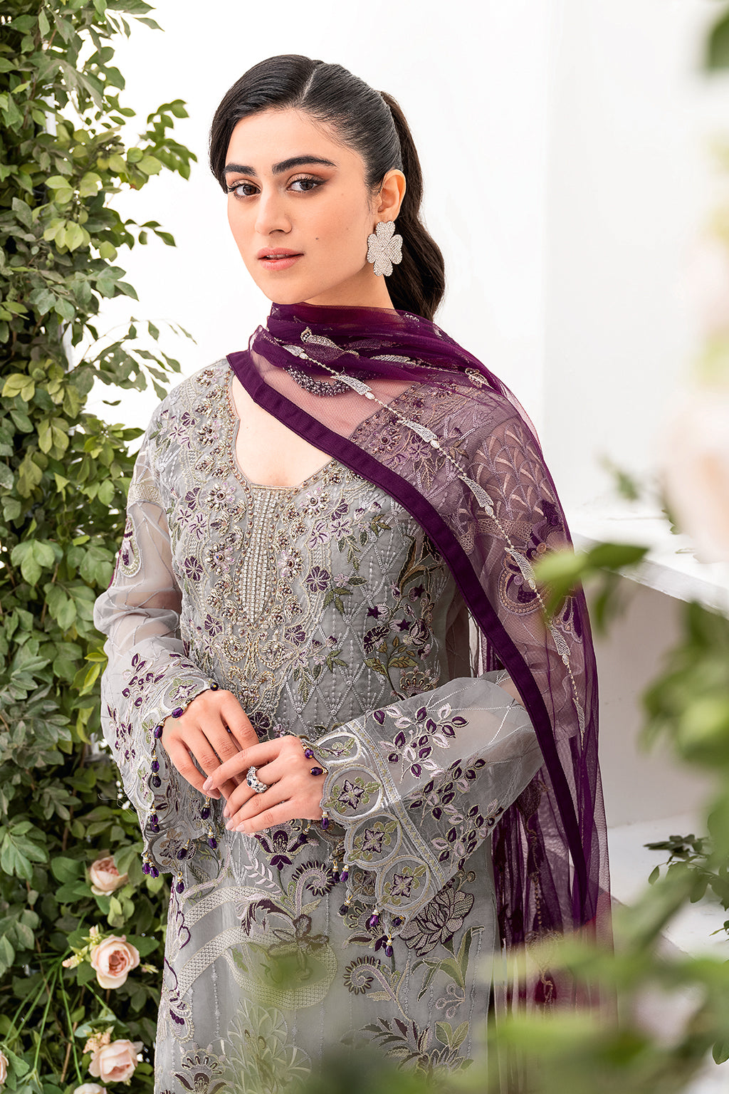 Ramsha | Minhal Organza Collection | M-801 - by - Libasekhas UK - Registered Vendor of : Ramsha - 100% Original Designer Dresss
