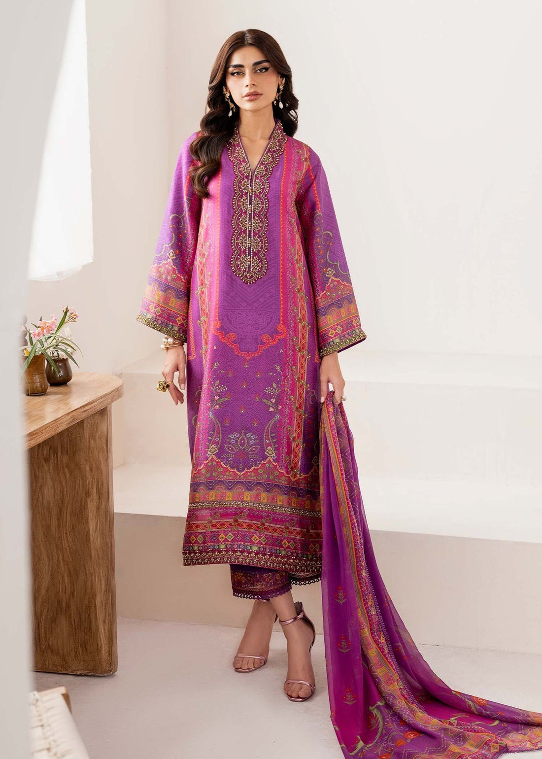 Kanwal Malik | Rosalia Silk Eid 25 | Giana - by - Libasekhas UK - Registered Vendor of : Kanwal Malik - 100% Original Designer Dresss