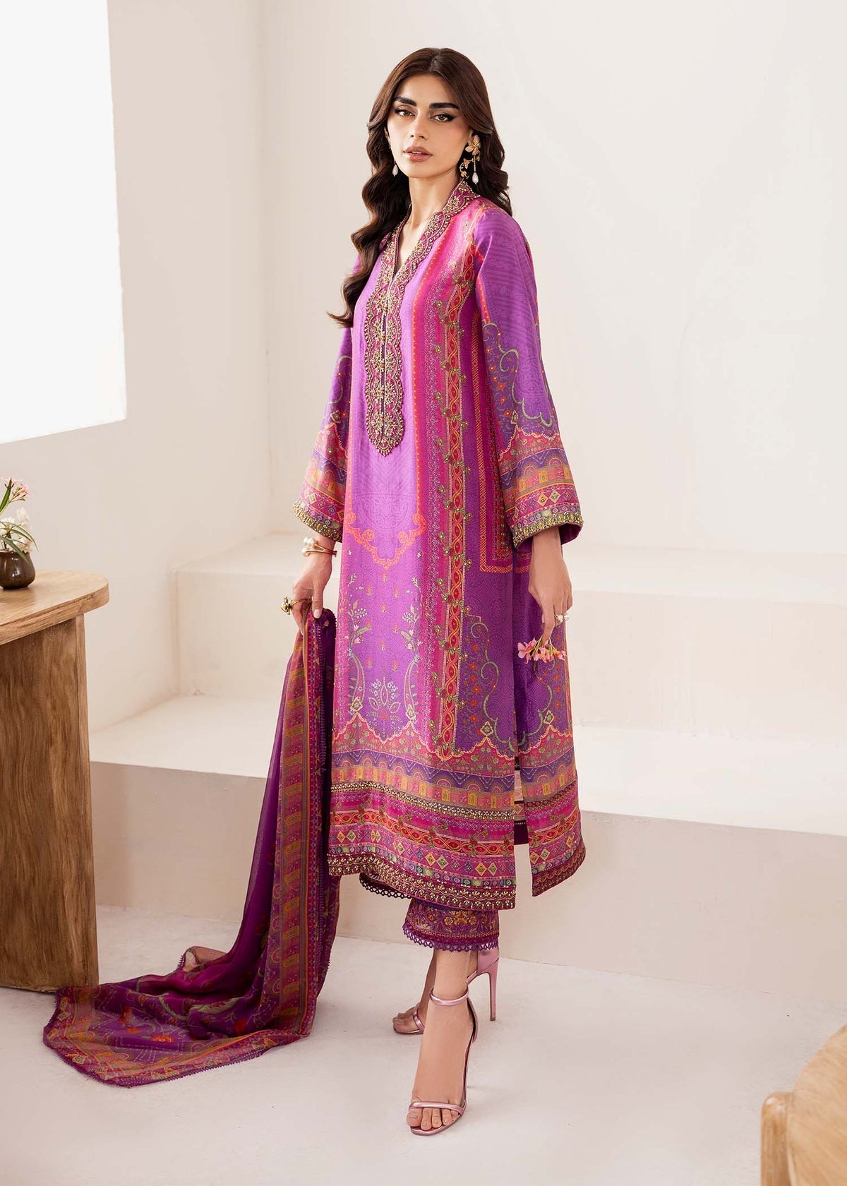 Kanwal Malik | Rosalia Silk Eid 25 | Giana - by - Libasekhas UK - Registered Vendor of : Kanwal Malik - 100% Original Designer Dresss