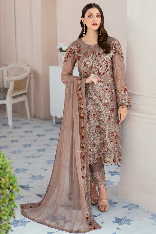 Ramsha | Rangoon Chiffon Collection 24 | D-905 - by - Libasekhas UK - Registered Vendor of : Ramsha - 100% Original Designer Dresss