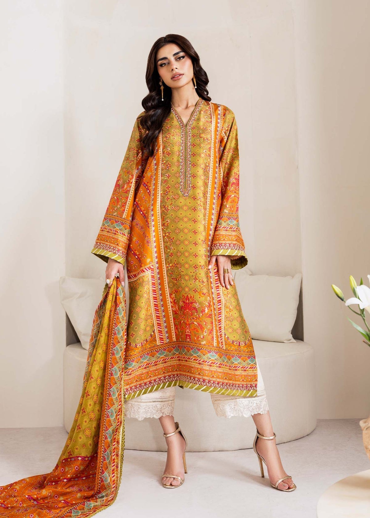 Kanwal Malik | Rosalia Silk Eid 25 | Elise - by - Libasekhas UK - Registered Vendor of : Kanwal Malik - 100% Original Designer Dresss