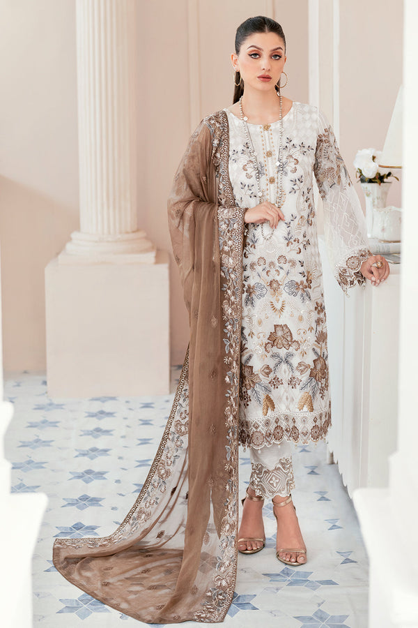Ramsha | Rangoon Chiffon Collection 24 | D-911 - by - Libasekhas UK - Registered Vendor of : Ramsha - 100% Original Designer Dresss