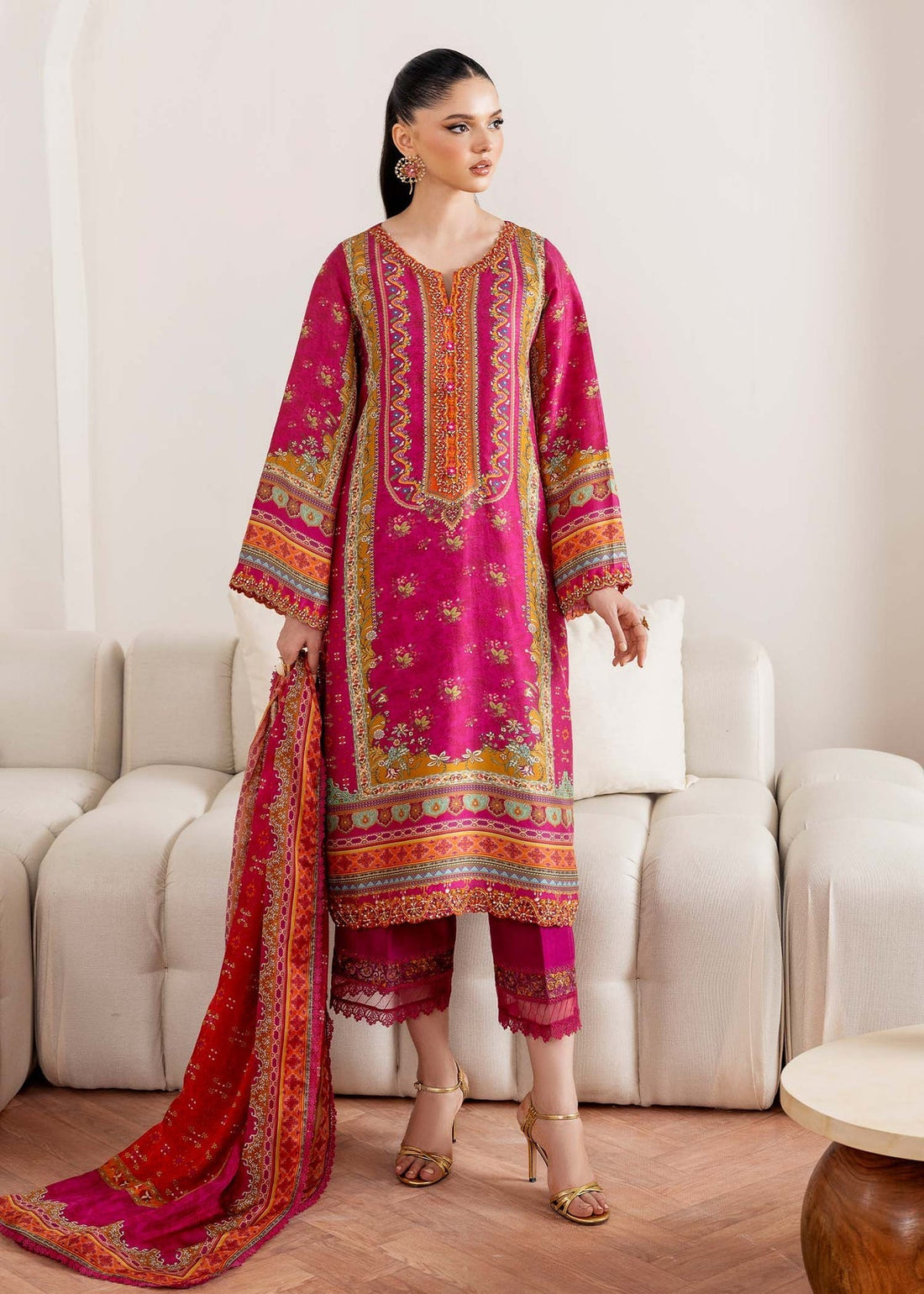 Kanwal Malik | Rosalia Silk Eid 25 | Sylvie - by - Libasekhas UK - Registered Vendor of : Kanwal Malik - 100% Original Designer Dresss