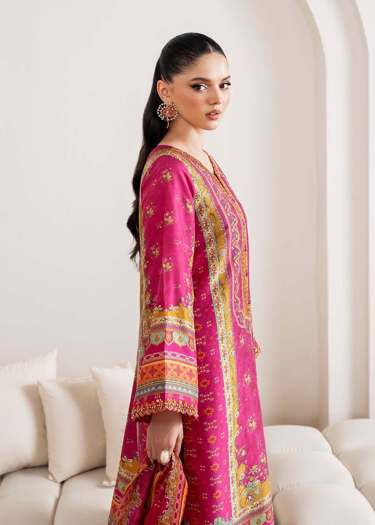 Kanwal Malik | Rosalia Silk Eid 25 | Sylvie - by - Libasekhas UK - Registered Vendor of : Kanwal Malik - 100% Original Designer Dresss