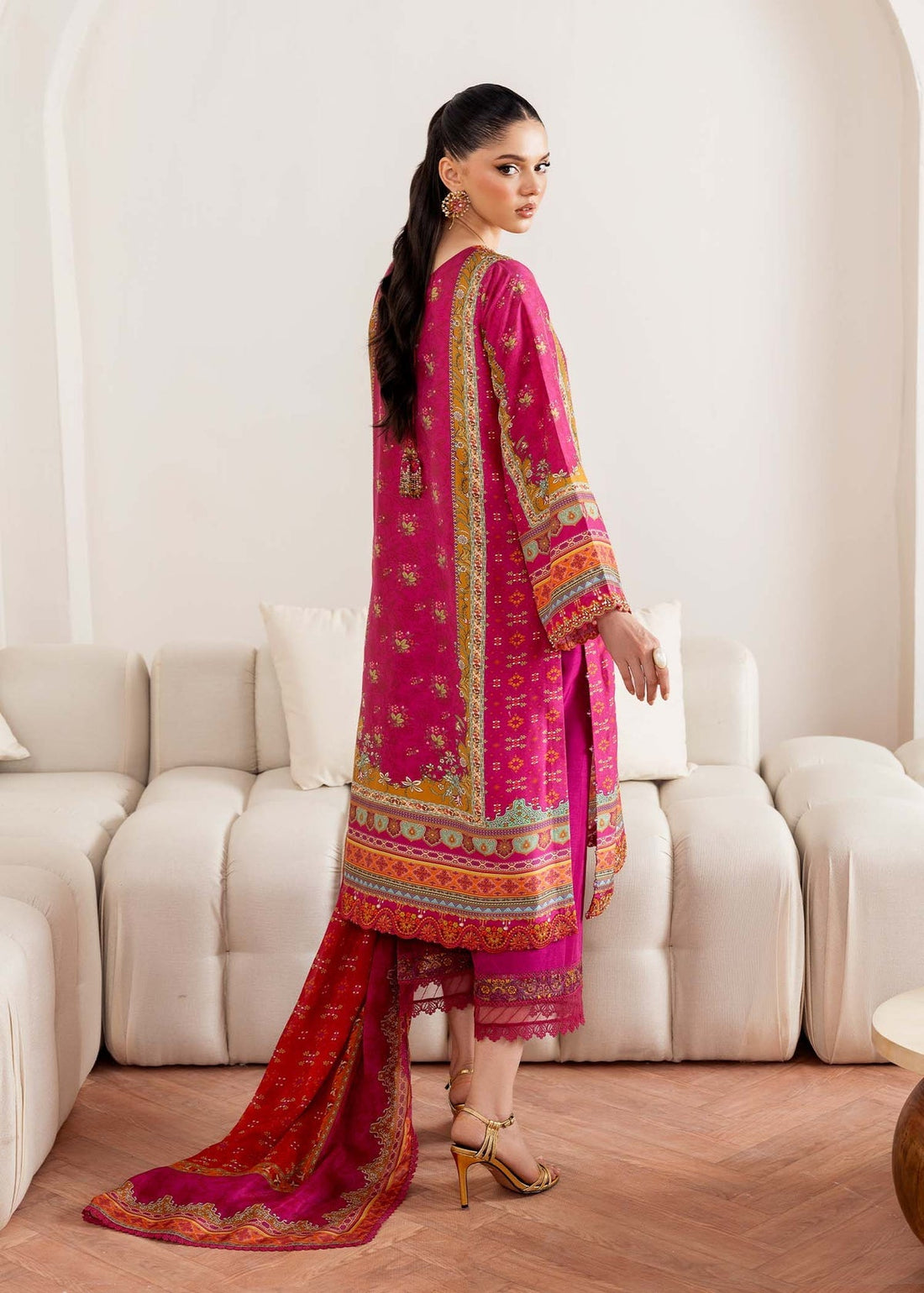 Kanwal Malik | Rosalia Silk Eid 25 | Sylvie - by - Libasekhas UK - Registered Vendor of : Kanwal Malik - 100% Original Designer Dresss