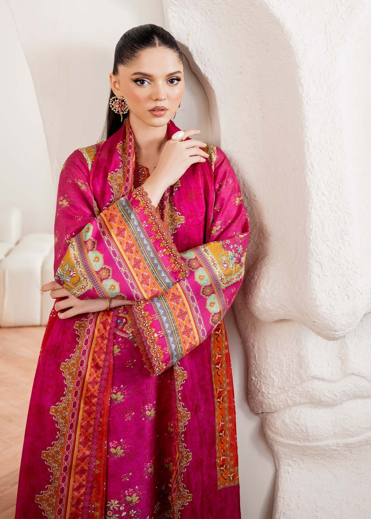 Kanwal Malik | Rosalia Silk Eid 25 | Sylvie - by - Libasekhas UK - Registered Vendor of : Kanwal Malik - 100% Original Designer Dresss