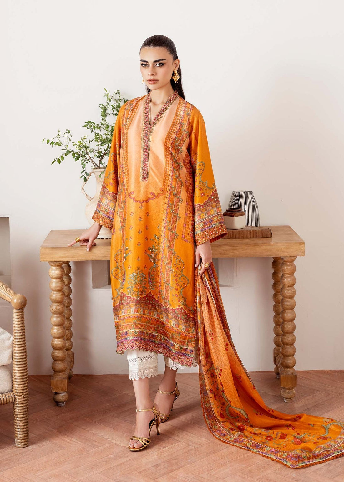 Kanwal Malik | Rosalia Silk Eid 25 | Kira - by - Libasekhas UK - Registered Vendor of : Kanwal Malik - 100% Original Designer Dresss
