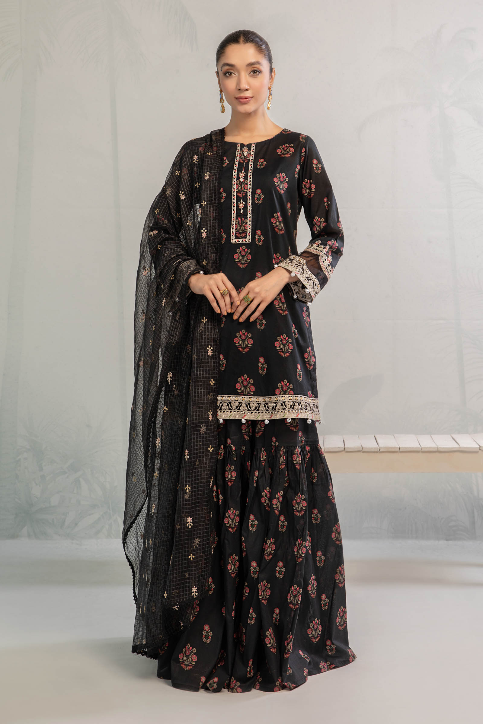 Maira B | Ready to Wear | DW-EA23-06R1 - by - Libasekhas UK - Registered Vendor of : Maria B - 100% Original Designer Dresss