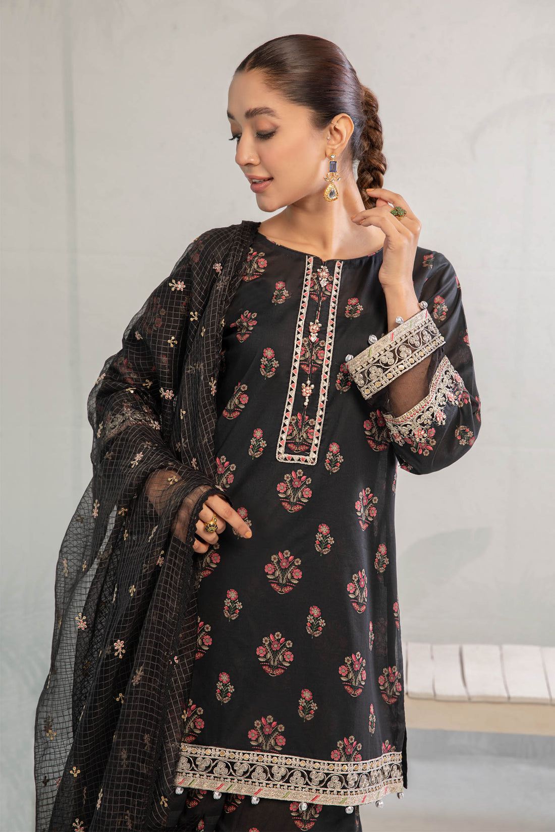 Maira B | Ready to Wear | DW-EA23-06R1 - by - Libasekhas UK - Registered Vendor of : Maria B - 100% Original Designer Dresss