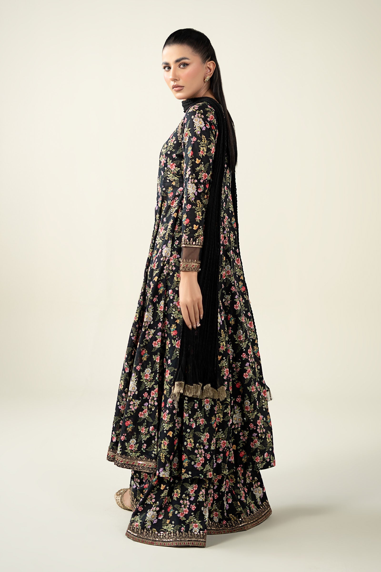Maria B | Pre Fall Dresses | 3 Piece Printed Lawn Suit KK - by Libasekhas UK - Registered Vendor of : Maria B - 100% Original Designer Dress