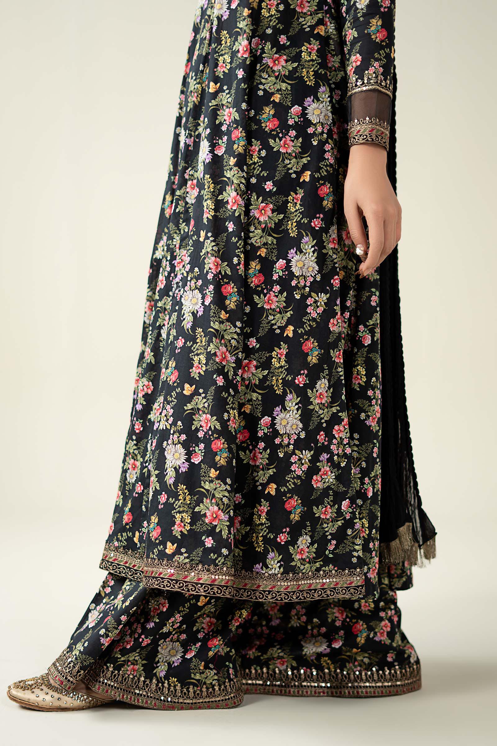 Maria B | Pre Fall Dresses | 3 Piece Printed Lawn Suit KK - by Libasekhas UK - Registered Vendor of : Maria B - 100% Original Designer Dress