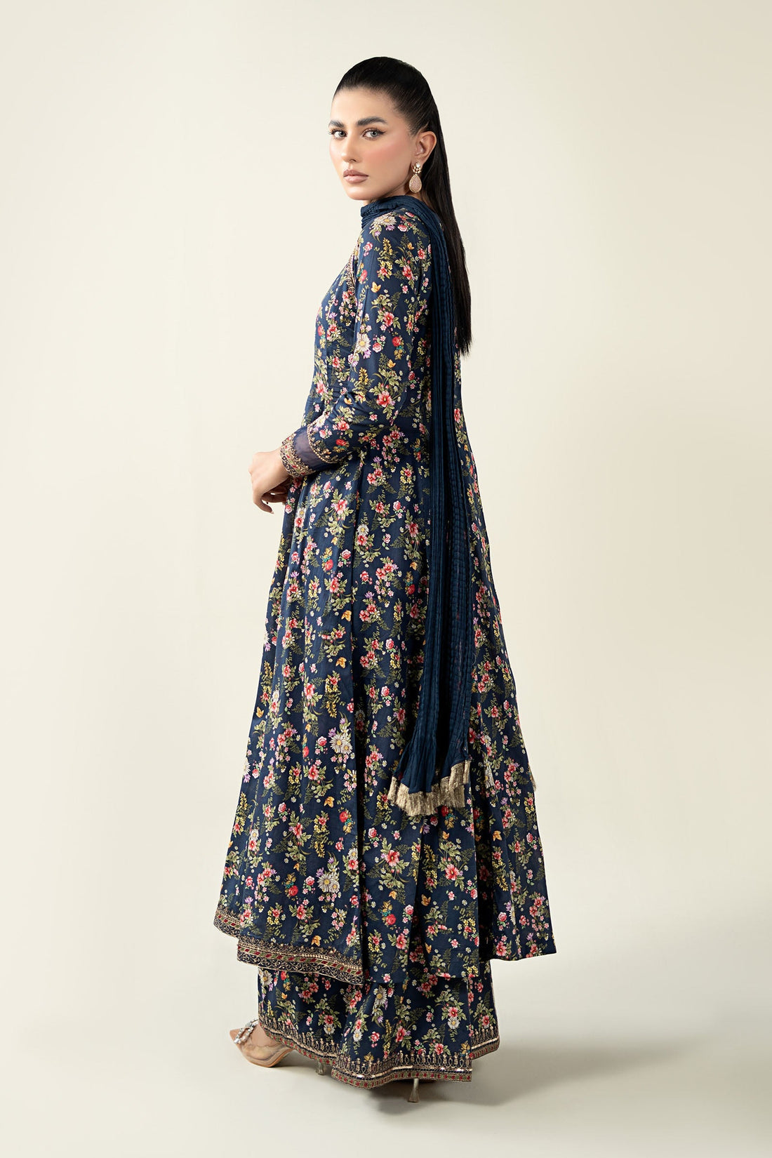 Maria B | Pre Fall Dresses | 3 Piece Printed Lawn Suit LL - by Libasekhas UK - Registered Vendor of : Maria B - 100% Original Designer Dress