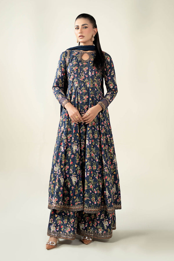 Maria B | Pre Fall Dresses | 3 Piece Printed Lawn Suit LL - by Libasekhas UK - Registered Vendor of : Maria B - 100% Original Designer Dress