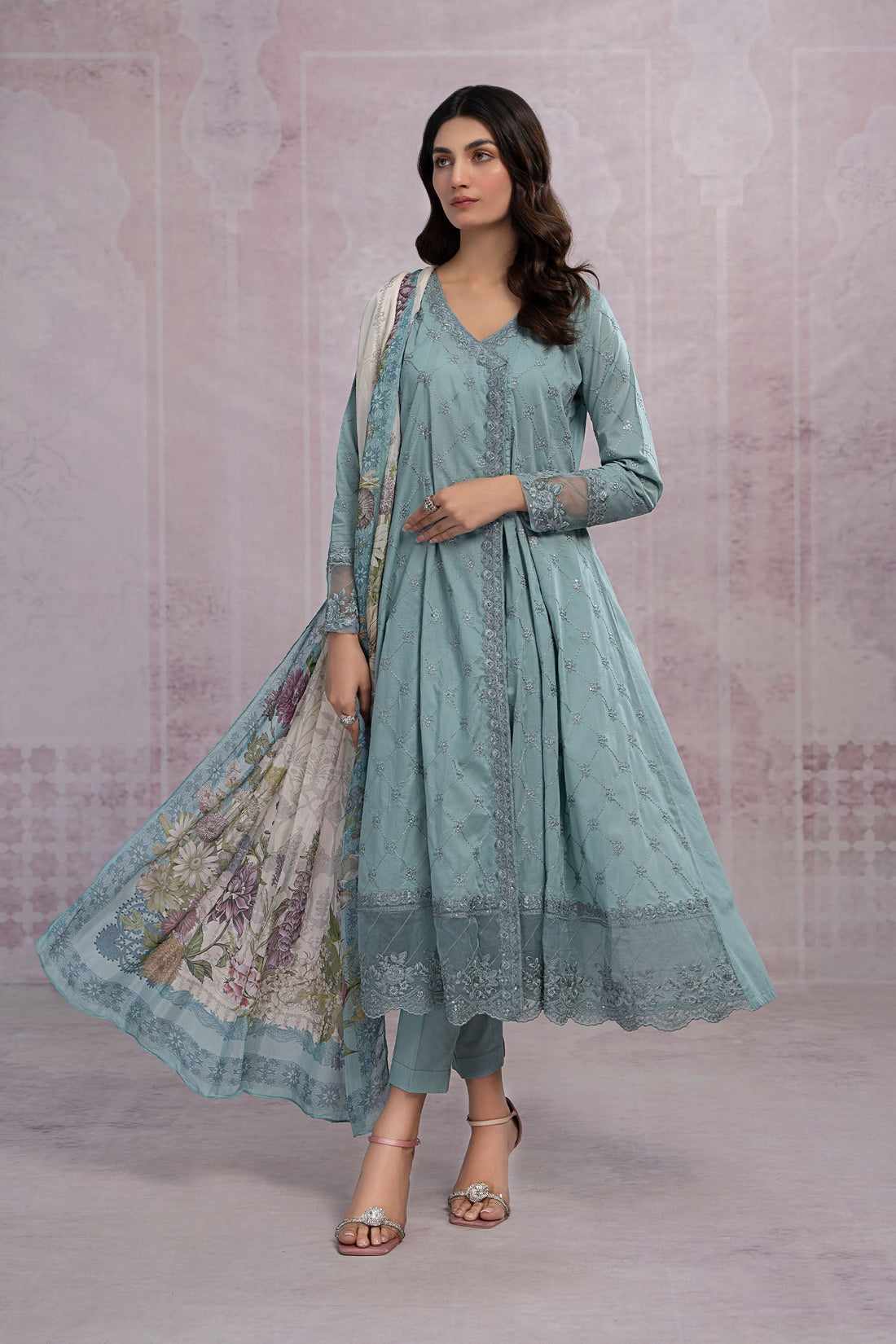 Maira B | Ready to Wear | DW-EF23-23R1 - by - Libasekhas UK - Registered Vendor of : Maria B - 100% Original Designer Dresss