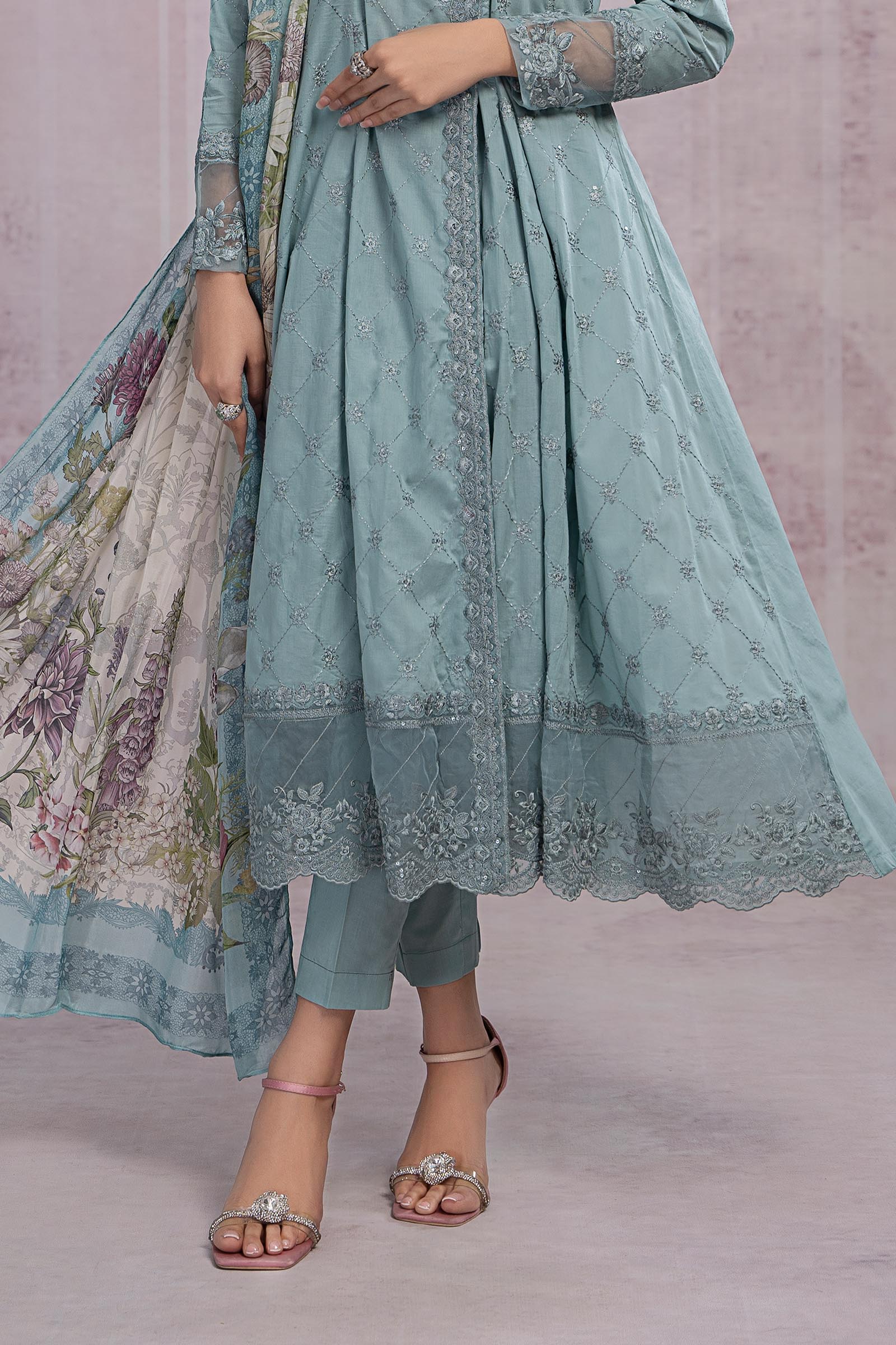 Maira B | Ready to Wear | DW-EF23-23R1 - by - Libasekhas UK - Registered Vendor of : Maria B - 100% Original Designer Dresss