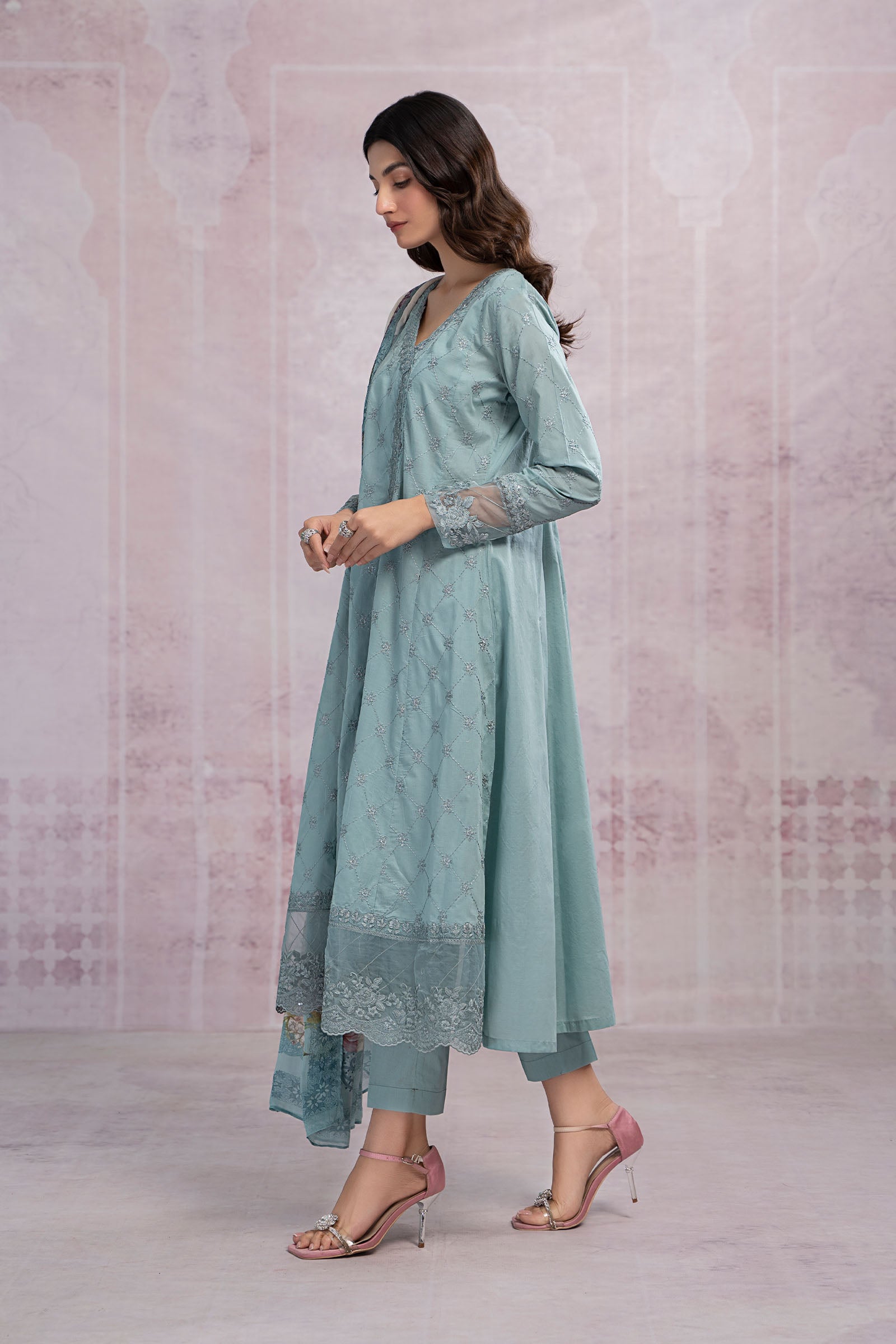 Maira B | Ready to Wear | DW-EF23-23R1 - by - Libasekhas UK - Registered Vendor of : Maria B - 100% Original Designer Dresss