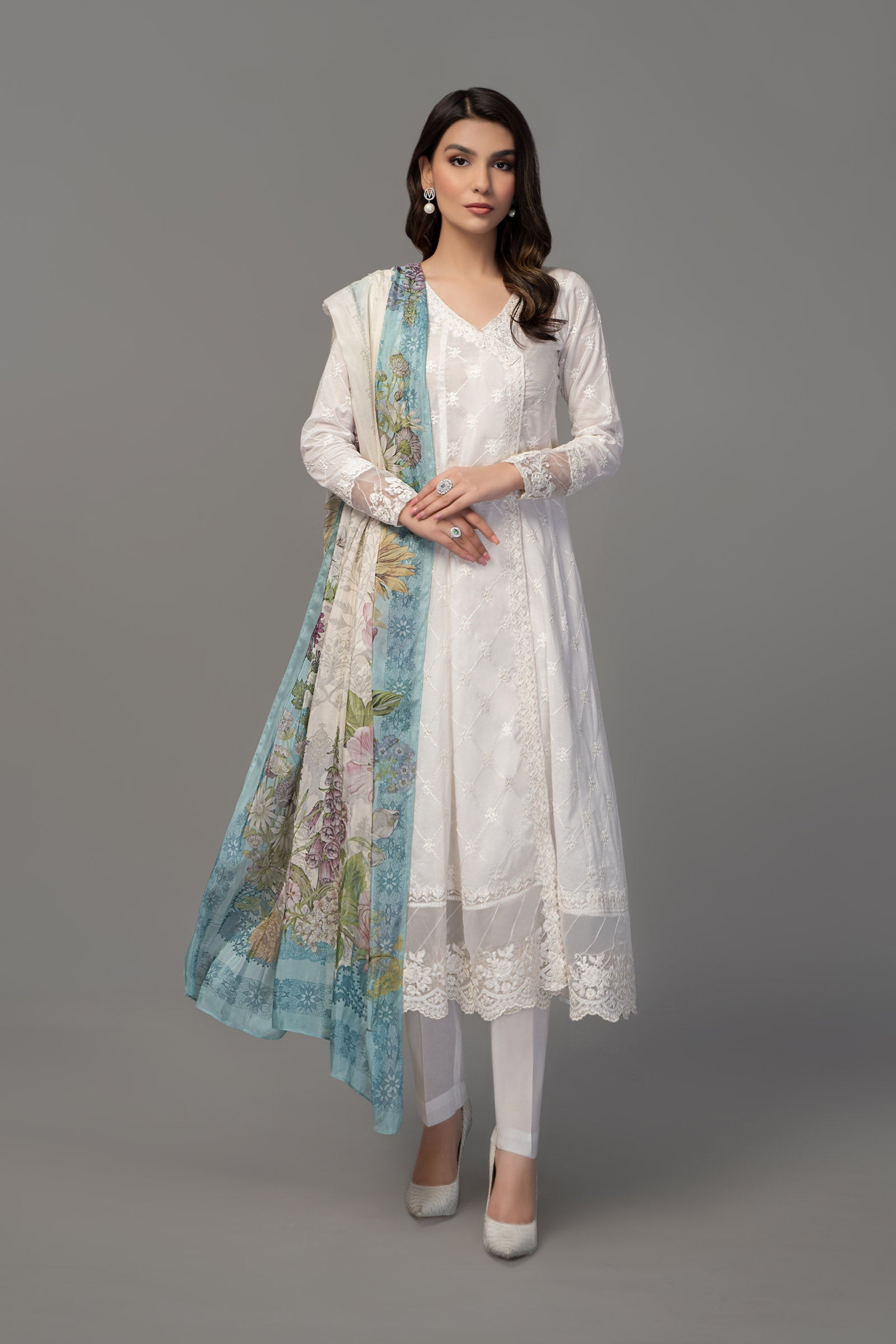 Maira B | Ready to Wear | DW-EF23-23R1 - by - Libasekhas UK - Registered Vendor of : Maria B - 100% Original Designer Dresss