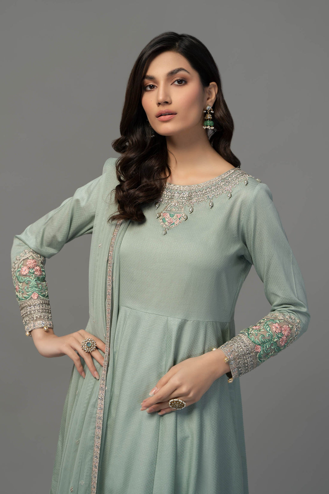 Maira B | Ready to Wear | DW-EF23-38R1 - by - Libasekhas UK - Registered Vendor of : Maria B - 100% Original Designer Dresss