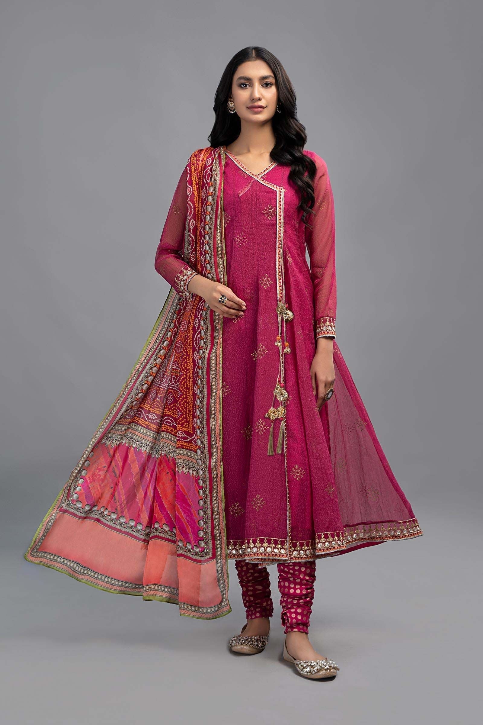 Maria B | Eid Festive Pret | DW-EF23-59R1 - by Libasekhas UK - Registered Vendor of : Maria B - 100% Original Designer Dress
