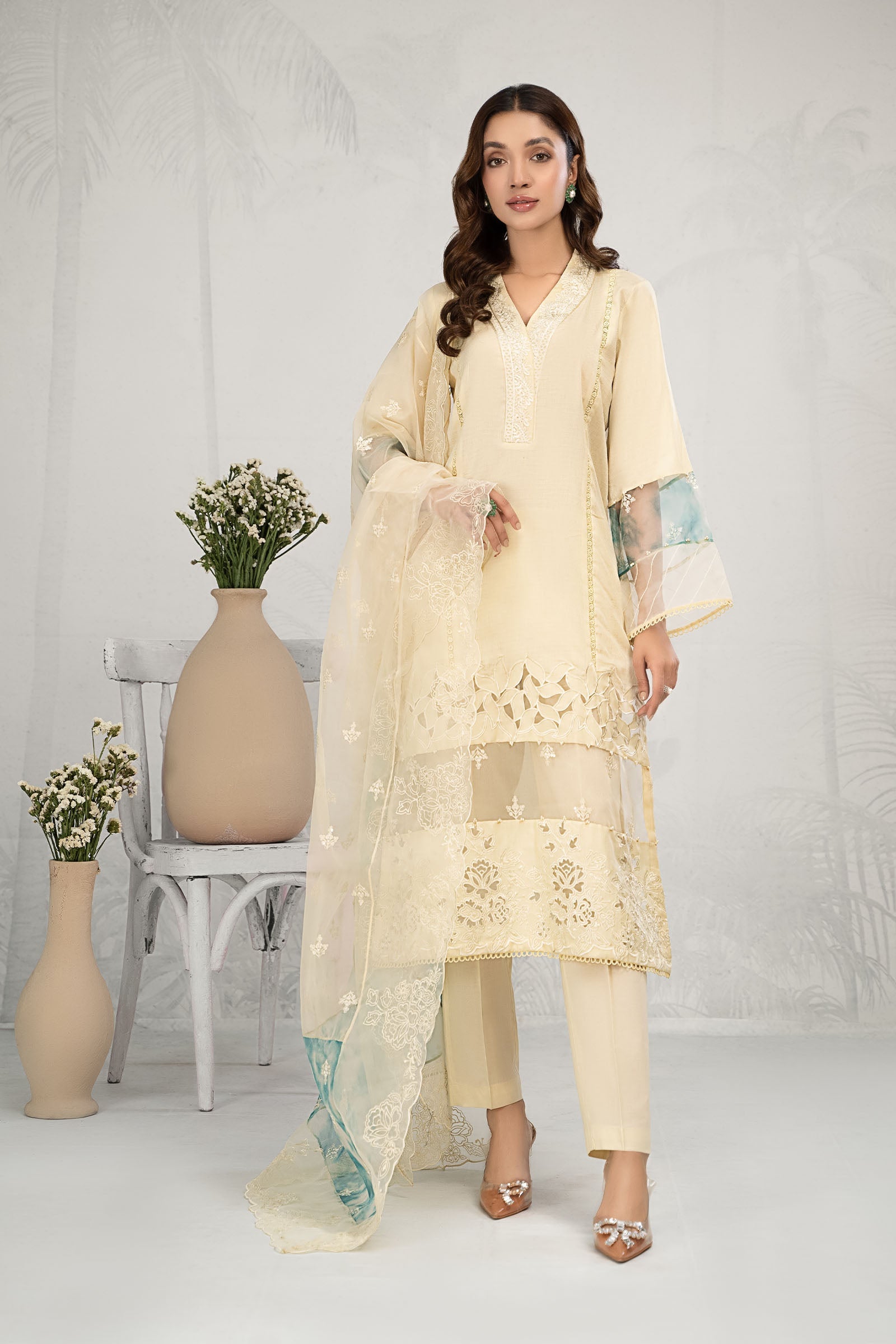 Maira B | Ready to Wear | DW-EF23-78 - by - Libasekhas UK - Registered Vendor of : Maria B - 100% Original Designer Dresss