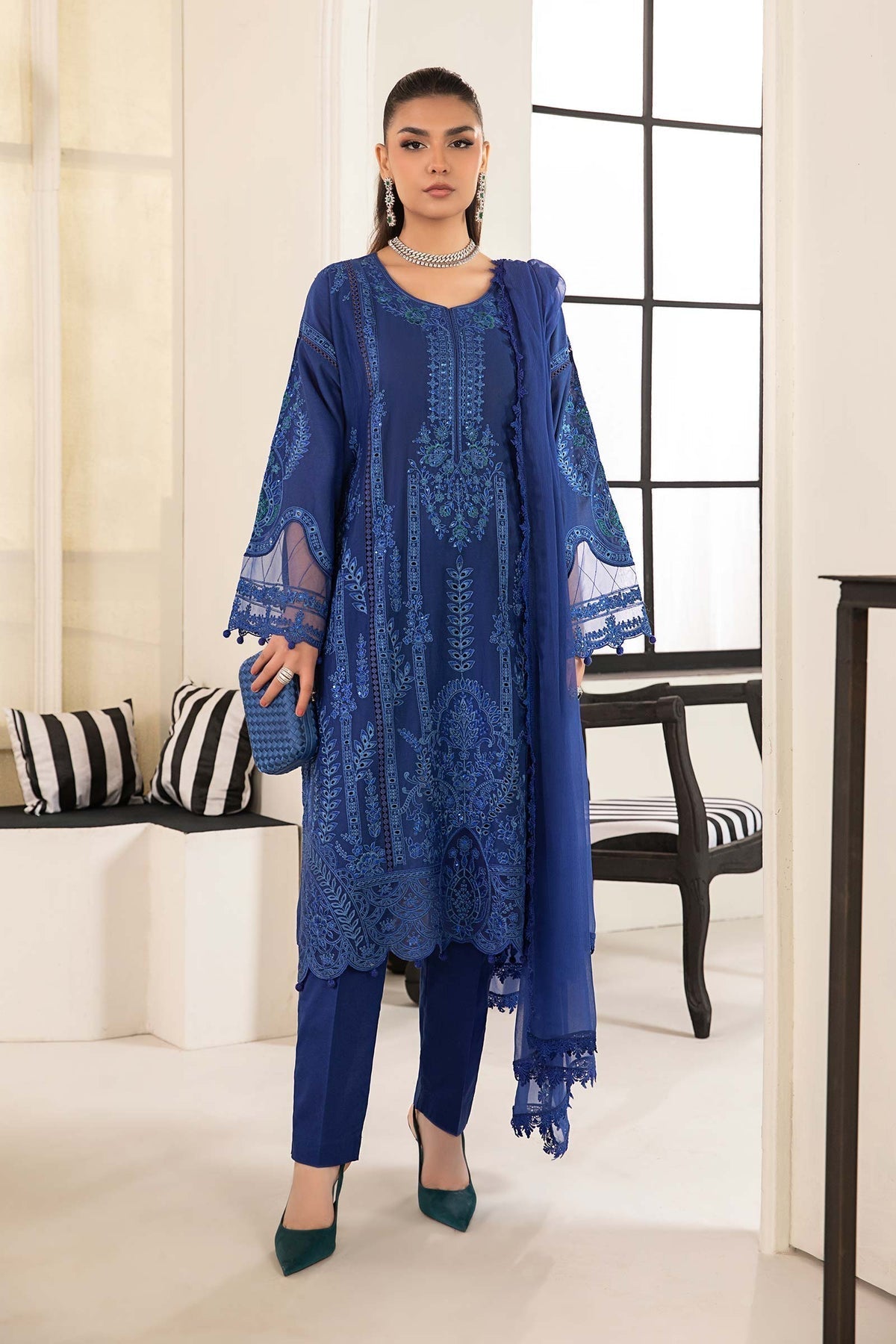 Maria B | Casual Pret 2024 | DW-EF24-02 - by - Libasekhas UK - Registered Vendor of : Maria B - 100% Original Designer Dresss