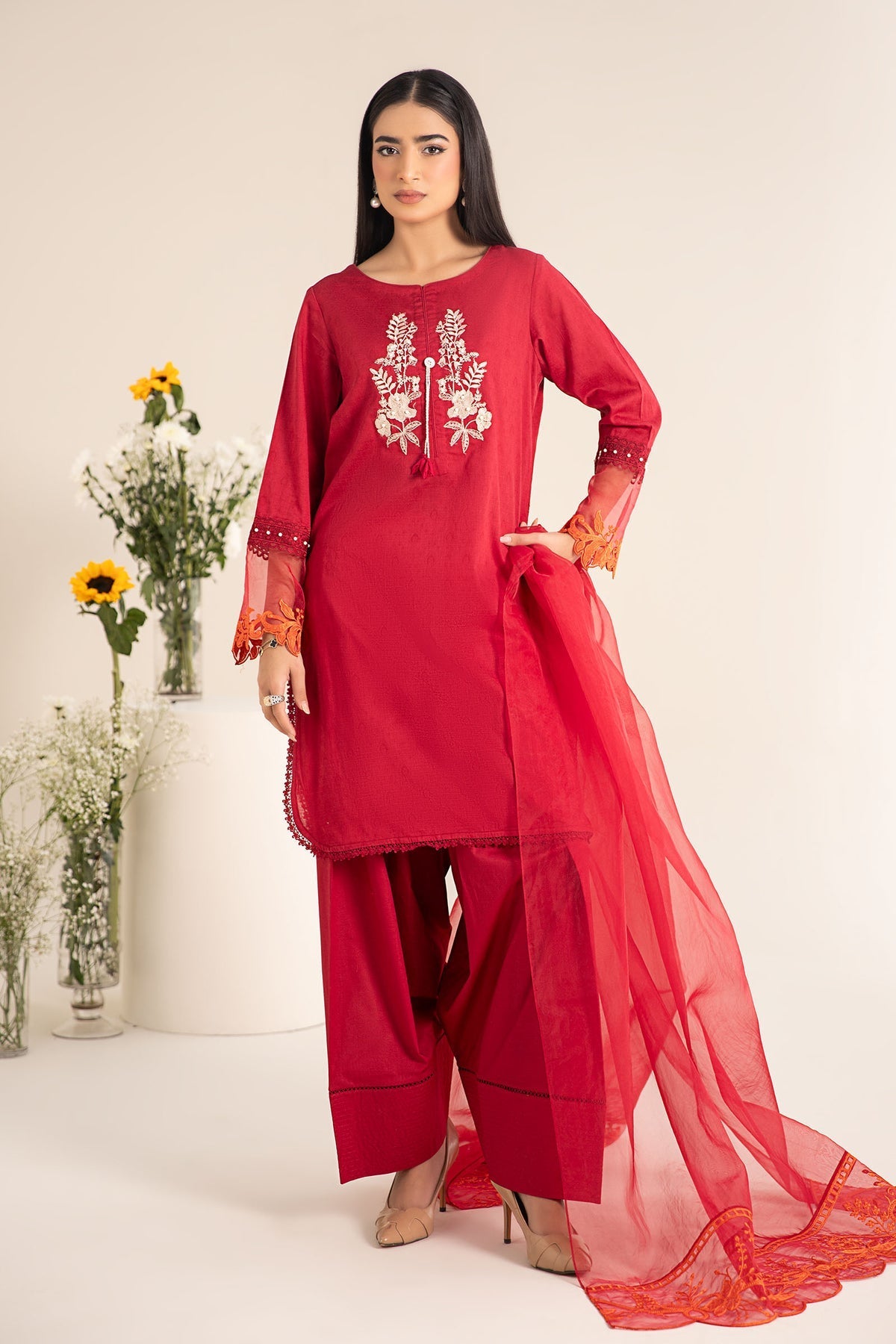 Maria B | Casual Pret 25 | DW-EF25-15 - by - Libasekhas UK - Registered Vendor of : Maria B - 100% Original Designer Dresss