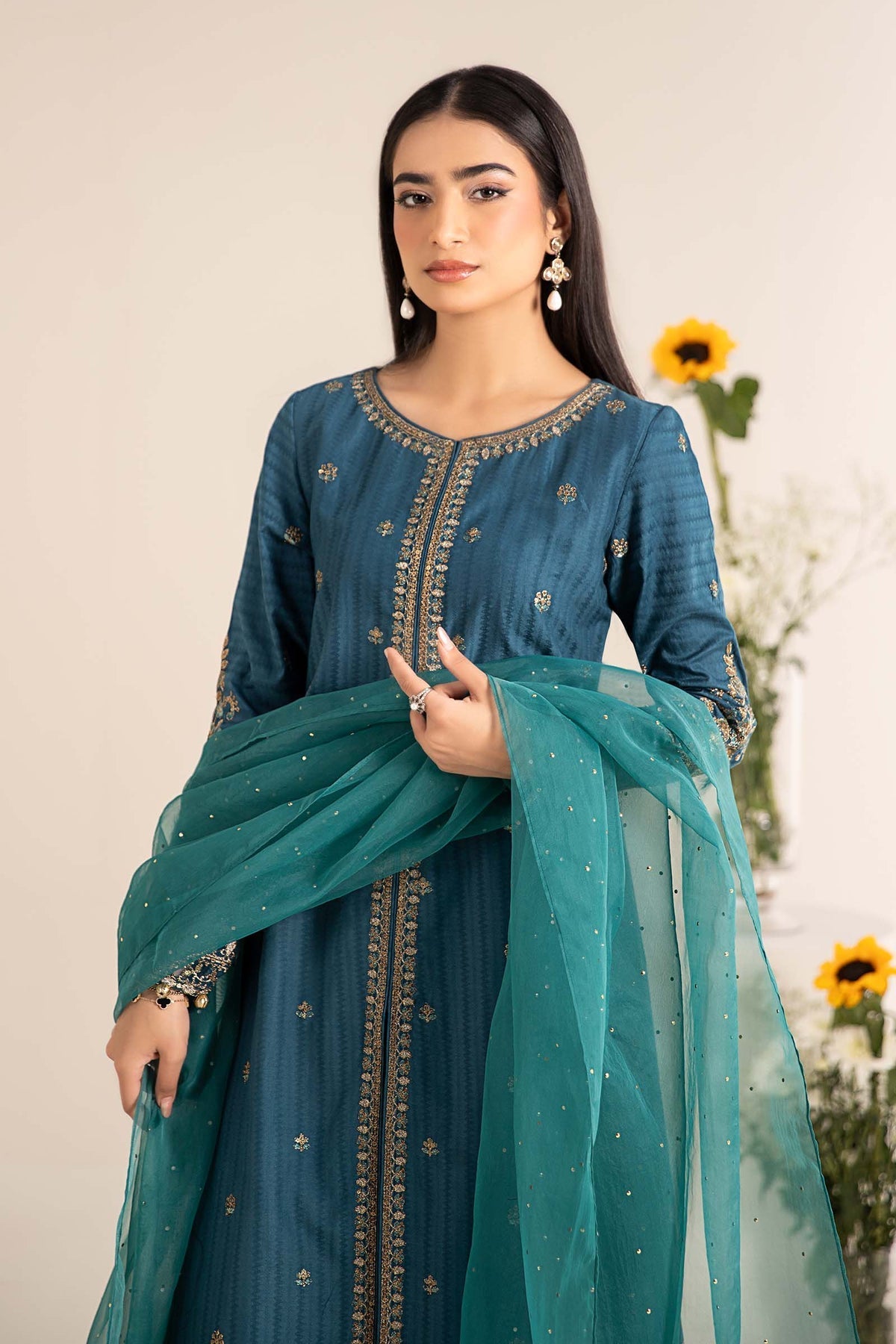Maria B | Casual Pret 25 | DW-EF25-21 - by - Libasekhas UK - Registered Vendor of : Maria B - 100% Original Designer Dresss