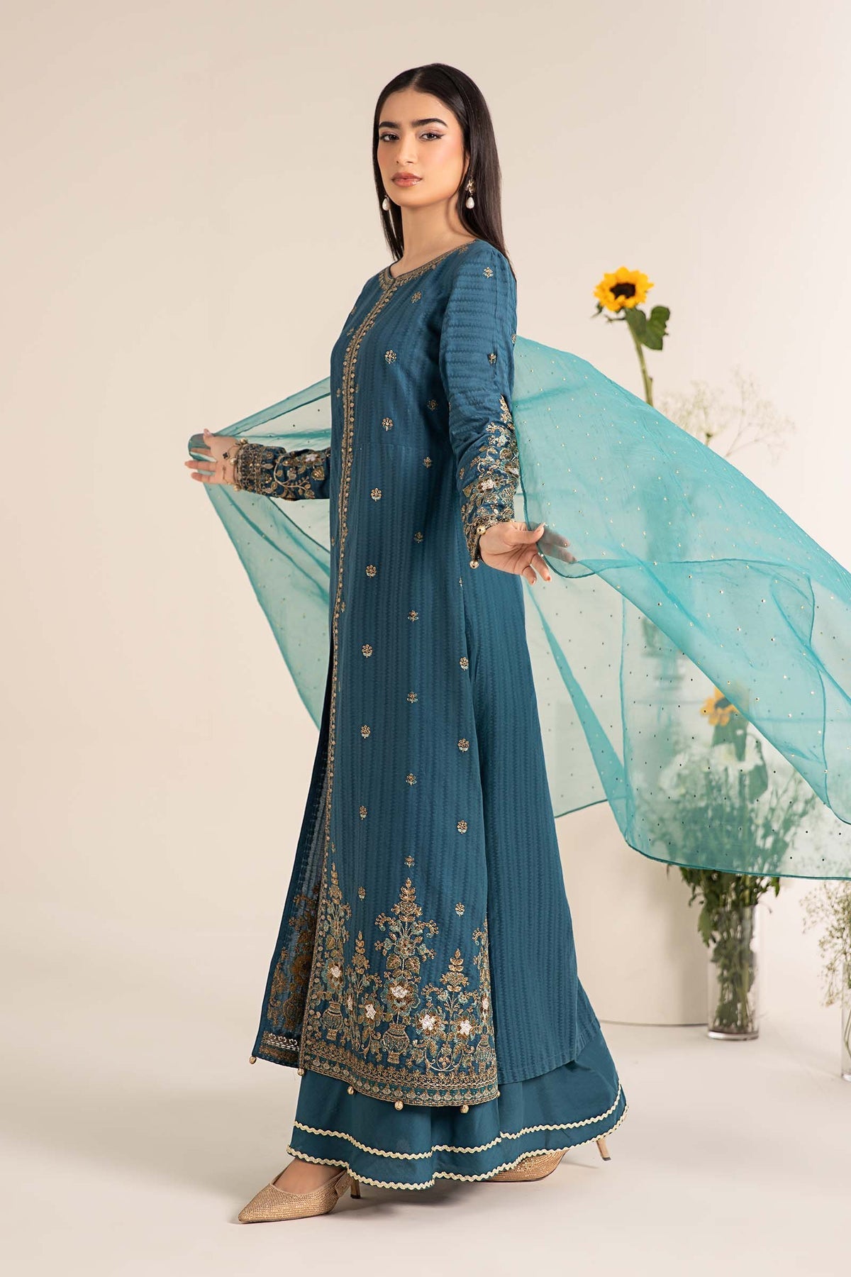 Maria B | Casual Pret 25 | DW-EF25-21 - by - Libasekhas UK - Registered Vendor of : Maria B - 100% Original Designer Dresss