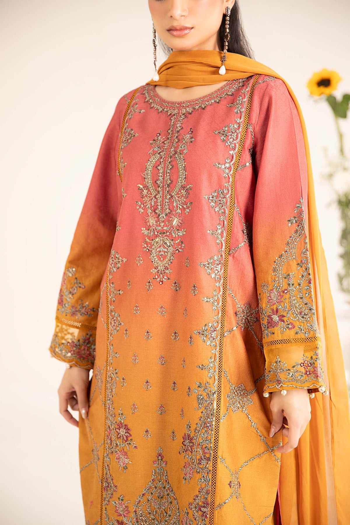 Maria B | Casual Pret 25 | DW-EF25-71 - by - Libasekhas UK - Registered Vendor of : Maria B - 100% Original Designer Dresss