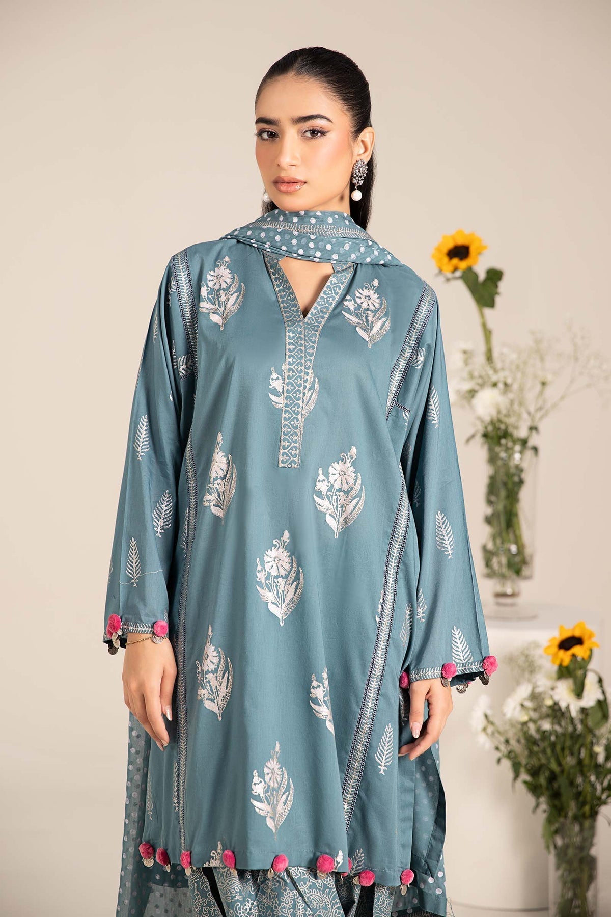 Maria B | Casual Pret 25 | DW-EF25-96 - by - Libasekhas UK - Registered Vendor of : Maria B - 100% Original Designer Dresss