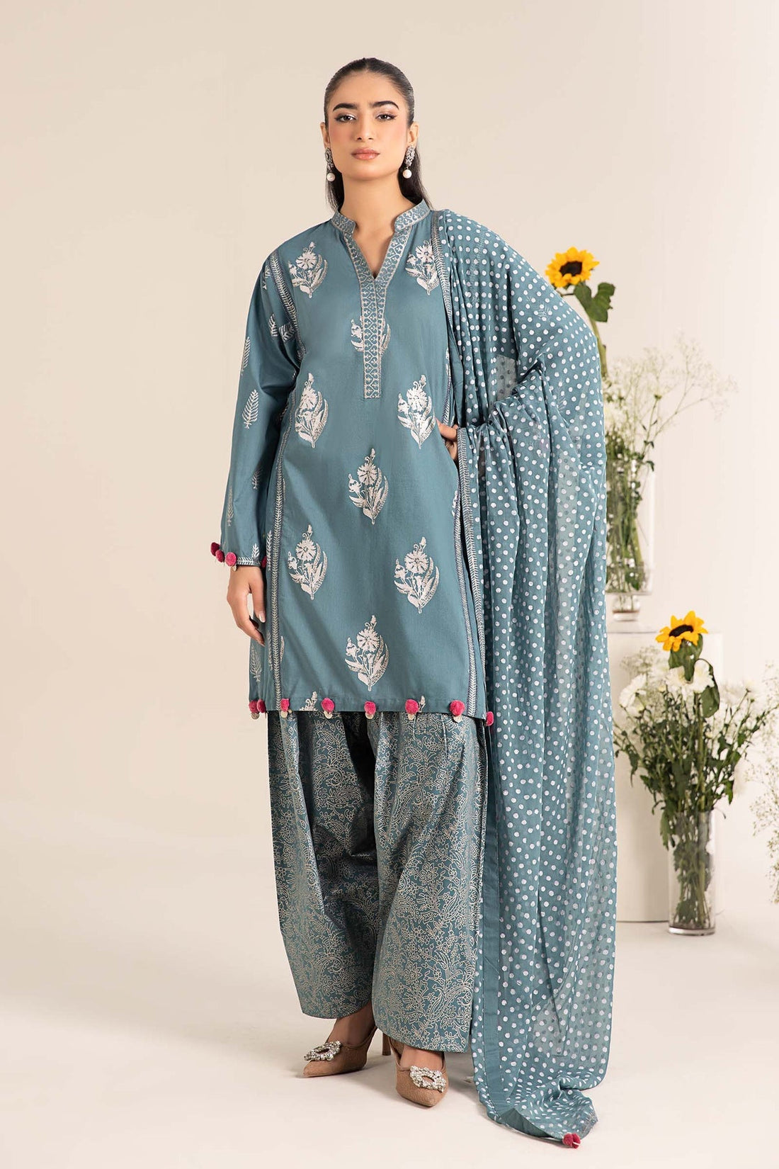 Maria B | Casual Pret 25 | DW-EF25-96 - by - Libasekhas UK - Registered Vendor of : Maria B - 100% Original Designer Dresss