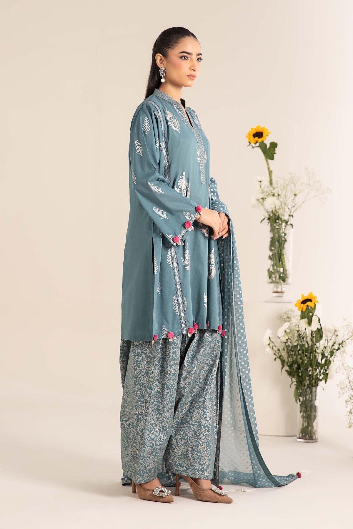 Maria B | Casual Pret 25 | DW-EF25-96 - by - Libasekhas UK - Registered Vendor of : Maria B - 100% Original Designer Dresss