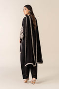 Maria B | Pre Fall Dresses | 3 Piece Embroidered Dobby Suit Black4 - by Libasekhas UK - Registered Vendor of : Maria B - 100% Original Designer Dress