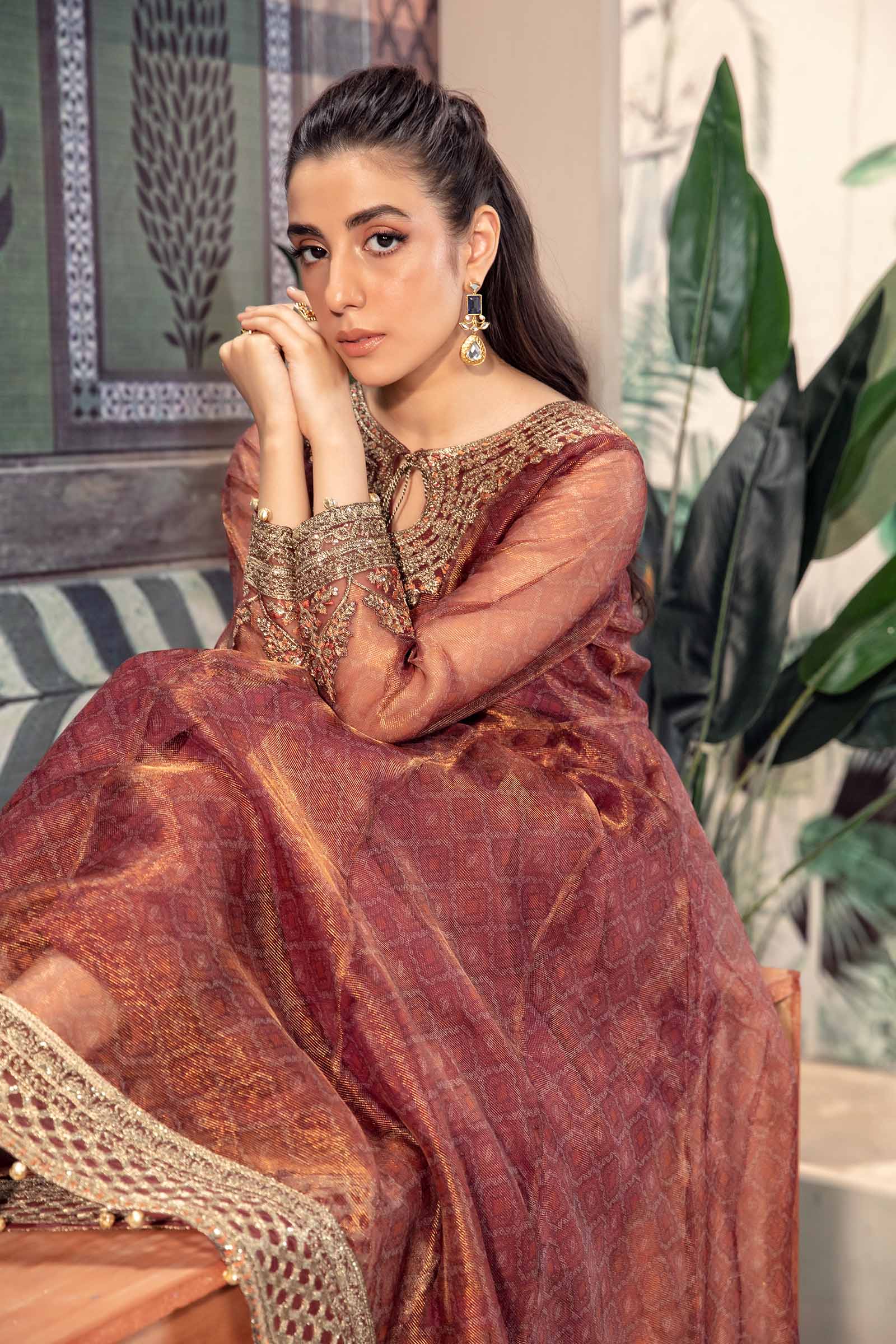 Maira B | Ready to Wear | DW-PF24-01 - by - Libasekhas UK - Registered Vendor of : Maria B - 100% Original Designer Dresss