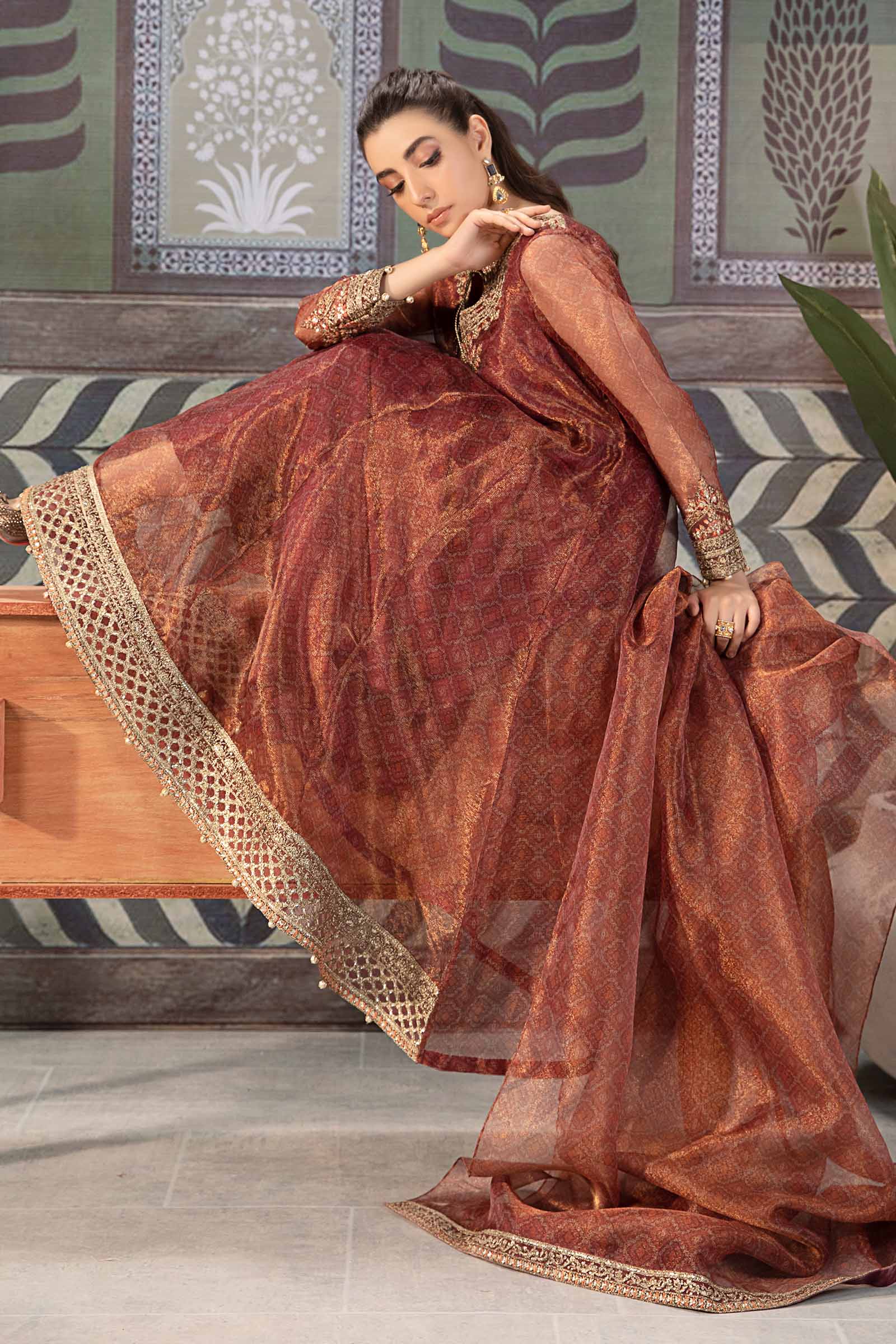 Maira B | Ready to Wear | DW-PF24-01 - by - Libasekhas UK - Registered Vendor of : Maria B - 100% Original Designer Dresss