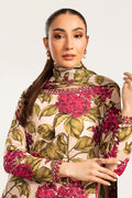 Maria B | Luxury Pret Pre Fall | DW-PF26-01-Off White - by Libasekhas UK - Registered Vendor of : Maria B - 100% Original Designer Dress