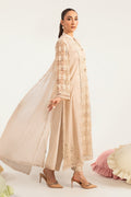 Maria B | Luxury Pret Pre Fall | DW-PF26-18-BEIGE - by Libasekhas UK - Registered Vendor of : Maria B - 100% Original Designer Dress