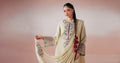 Maria B | Luxury Pret Pre Fall | DW-PF26-19-BEIGE - by Libasekhas UK - Registered Vendor of : Maria B - 100% Original Designer Dress