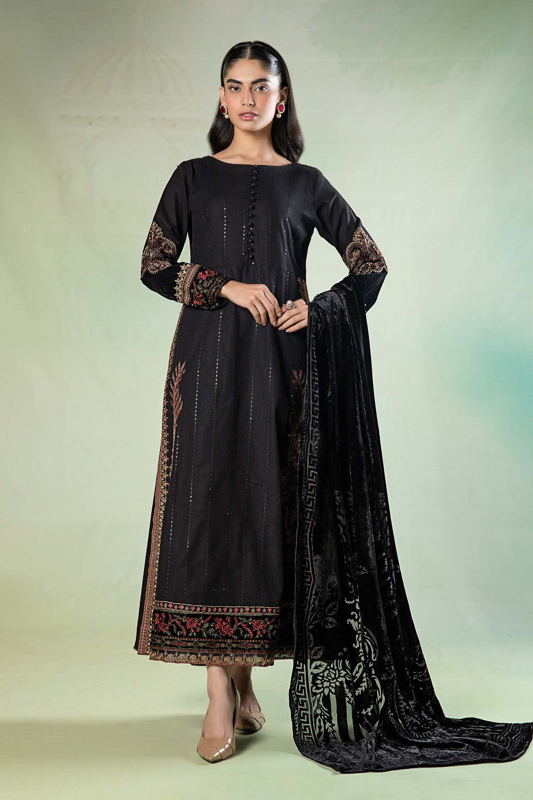 Maira B | Ready to Wear | DW-W24-146 - by - Libasekhas UK - Registered Vendor of : Maria B - 100% Original Designer Dresss
