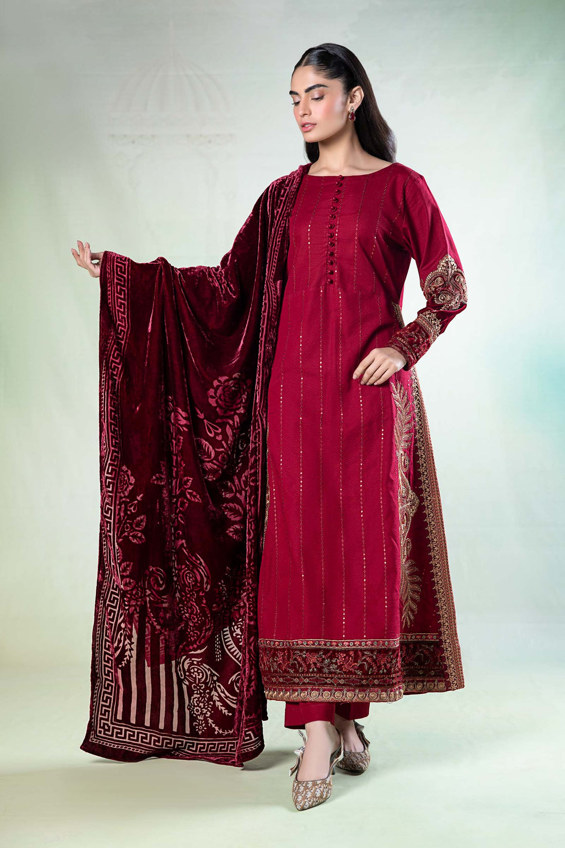 Maira B | Ready to Wear | DW-W24-146 - by - Libasekhas UK - Registered Vendor of : Maria B - 100% Original Designer Dresss