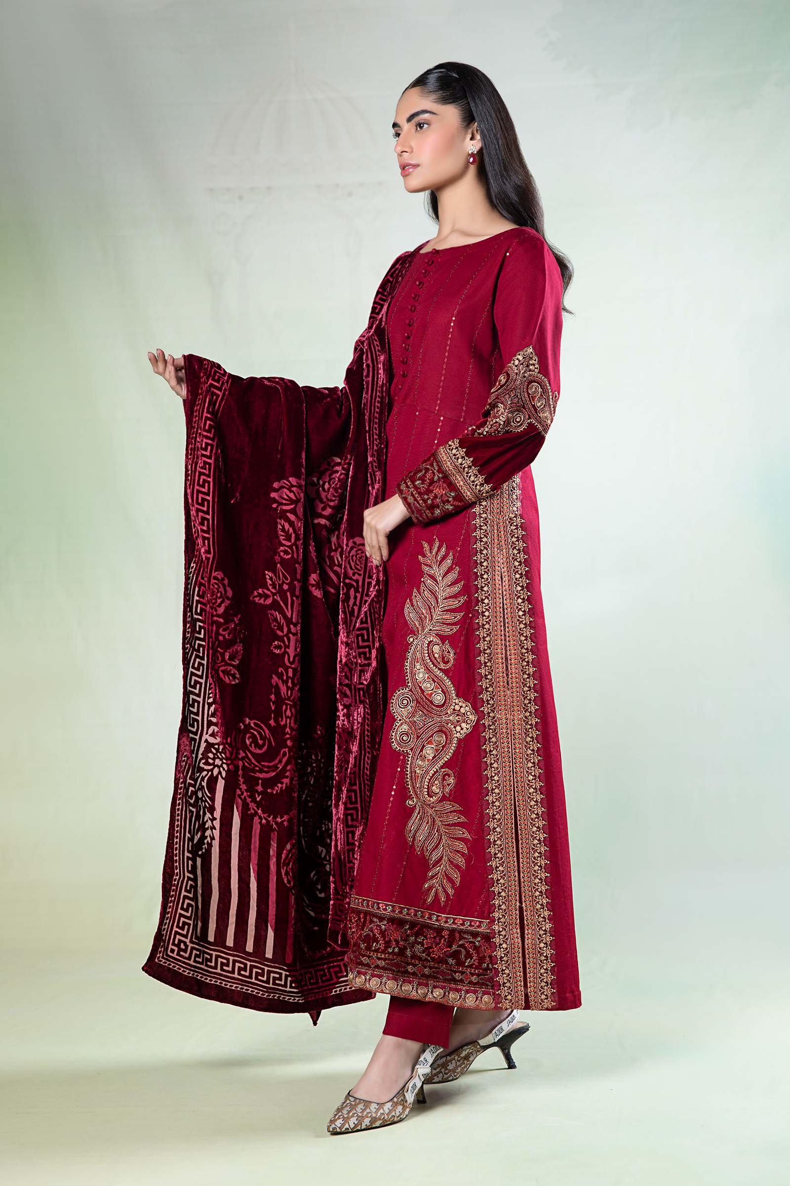 Maira B | Ready to Wear | DW-W24-146 - by - Libasekhas UK - Registered Vendor of : Maria B - 100% Original Designer Dresss