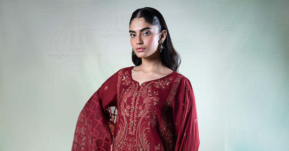 Maira B | Ready to Wear | DW-W24-22 - by - Libasekhas UK - Registered Vendor of : Maria B - 100% Original Designer Dresss