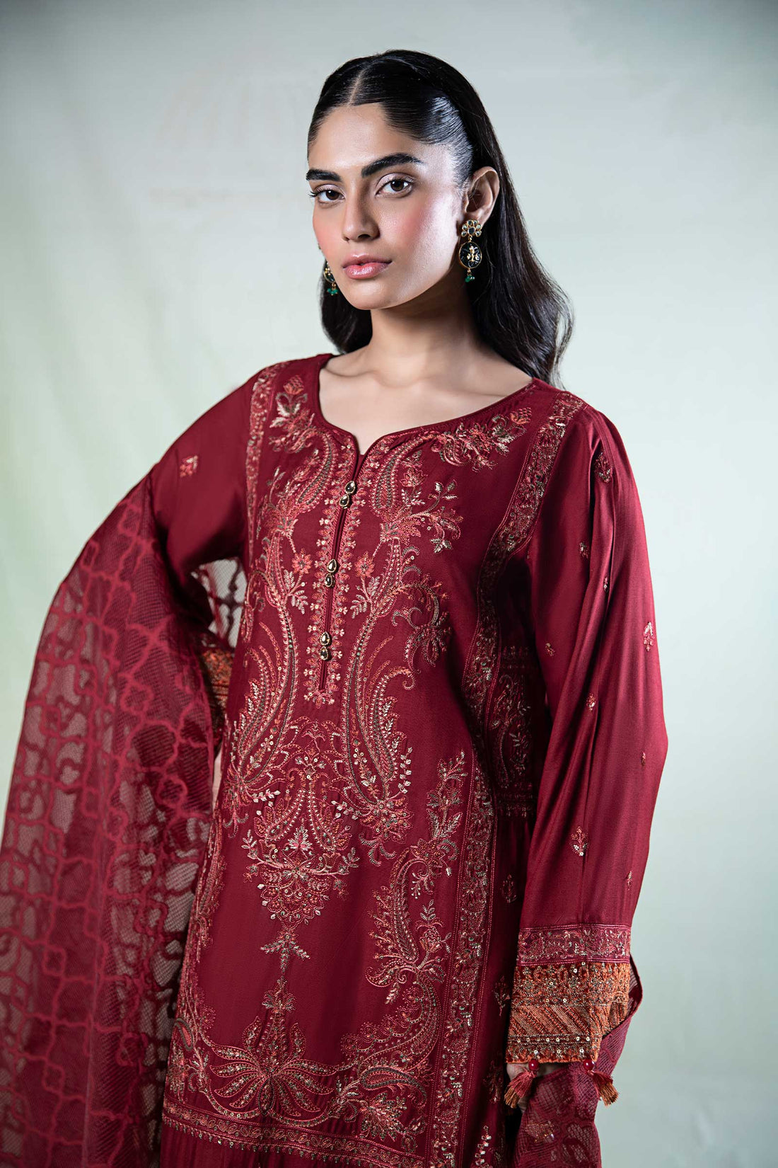 Maira B | Ready to Wear | DW-W24-22 - by - Libasekhas UK - Registered Vendor of : Maria B - 100% Original Designer Dresss