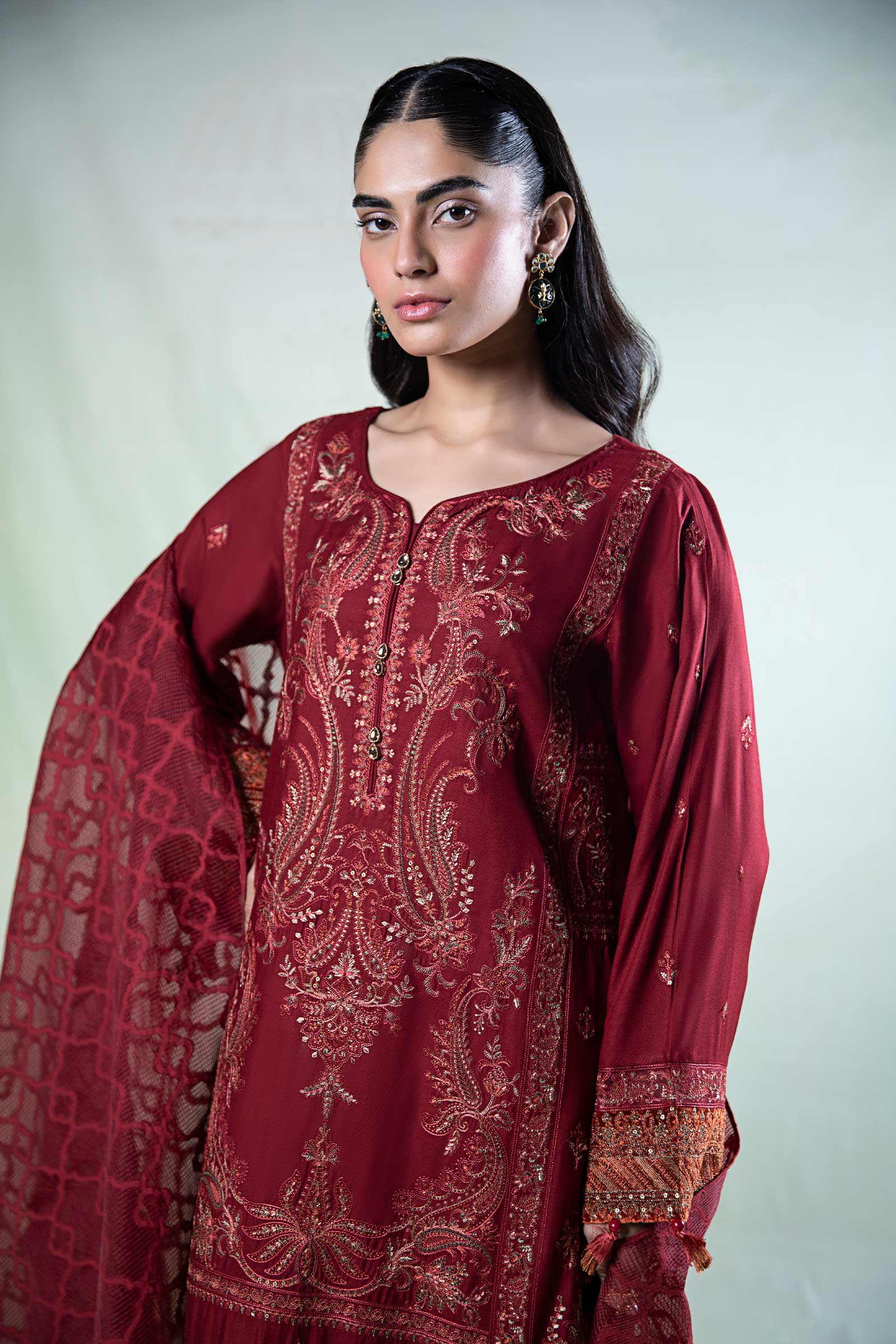 Maira B | Ready to Wear | DW-W24-22 - by - Libasekhas UK - Registered Vendor of : Maria B - 100% Original Designer Dresss